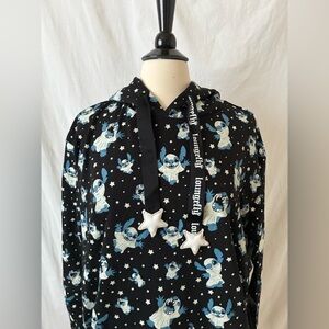 Loungefly Kids Stitch Hoodie - Black and Blue